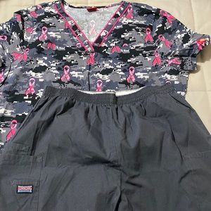 Breast Cancer Nursing Scrubs